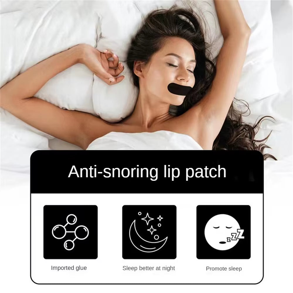 Breathing Control Prevent Snoring Comfortable Sleep Better Ciziu Mouth Sticker Use to Control Breathing Preventing Snoring