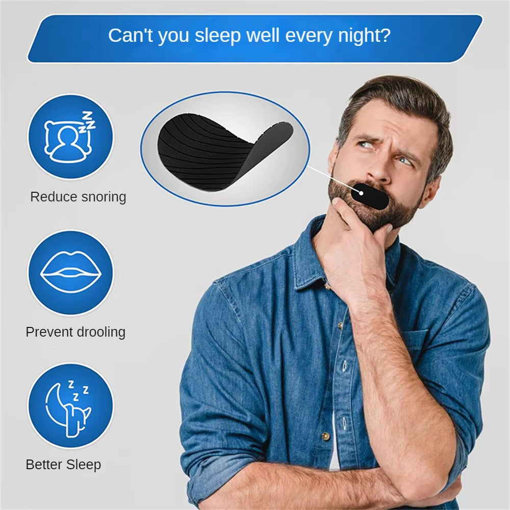 Breathing Control Prevent Snoring Comfortable Sleep Better Ciziu Mouth Sticker Use to Control Breathing Preventing Snoring
