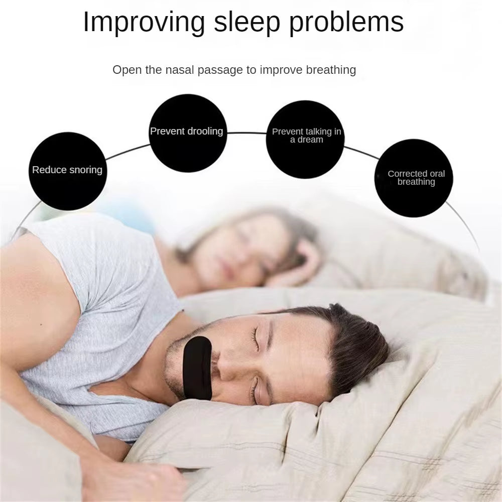 Breathing Control Prevent Snoring Comfortable Sleep Better Ciziu Mouth Sticker Use to Control Breathing Preventing Snoring