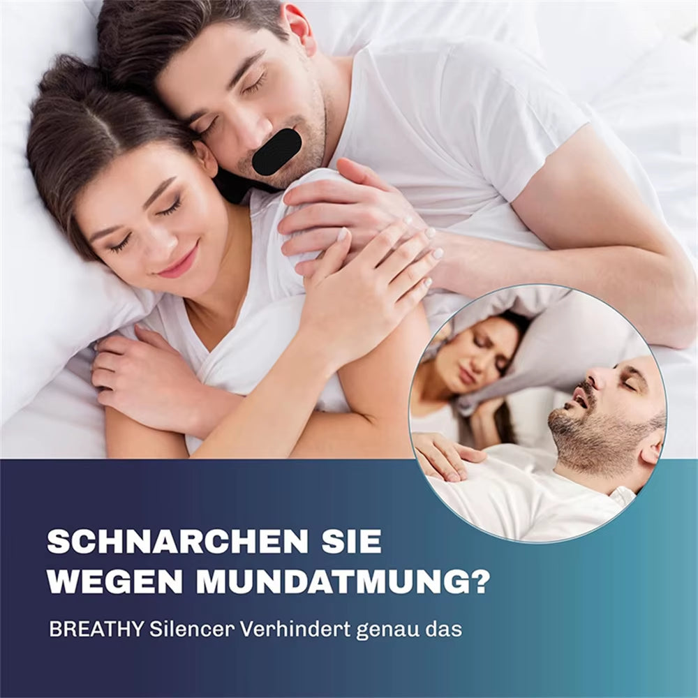 Breathing Control Prevent Snoring Comfortable Sleep Better Ciziu Mouth Sticker Use to Control Breathing Preventing Snoring